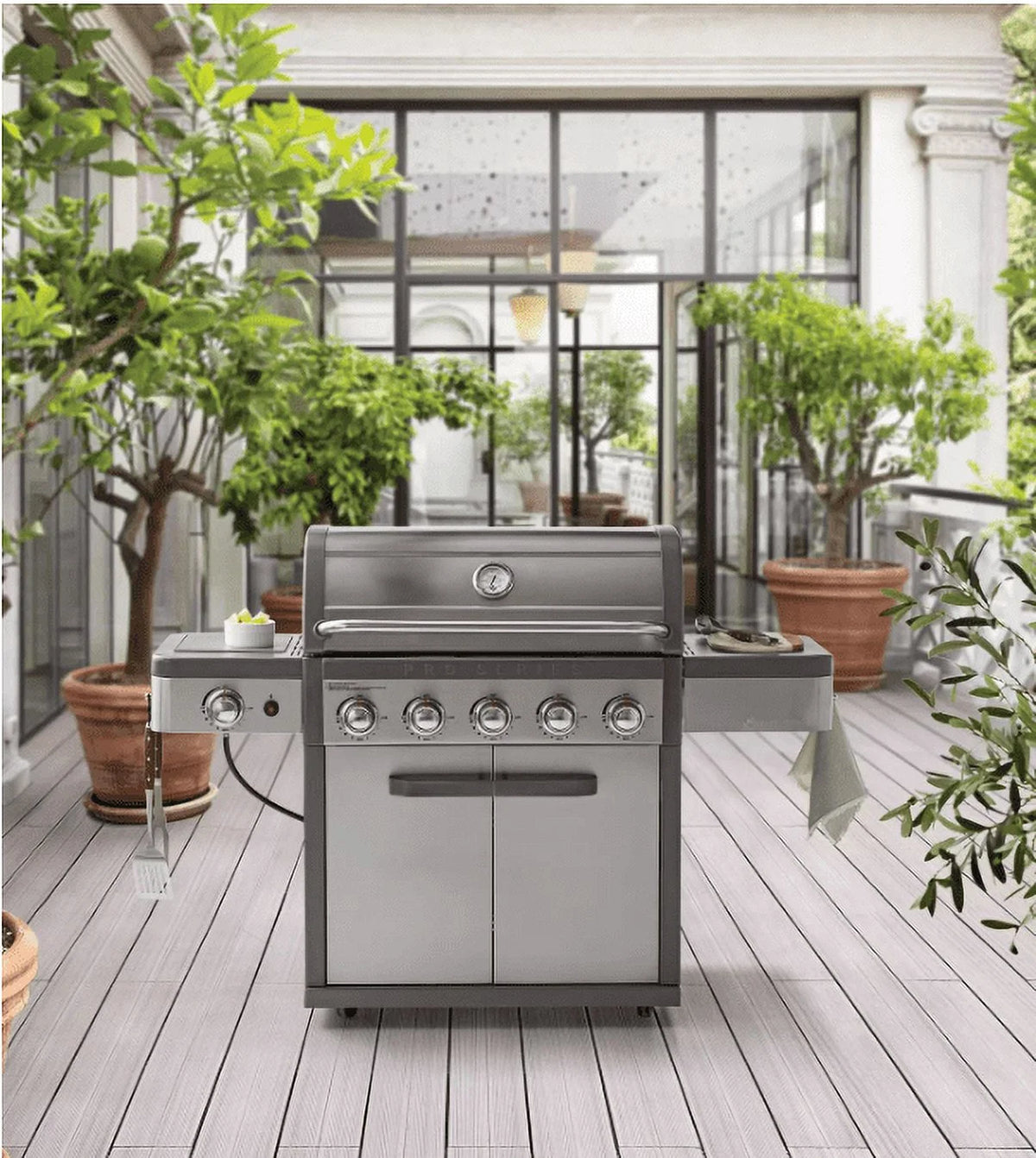 5-Burner Gas Grill Stainless Steel B154