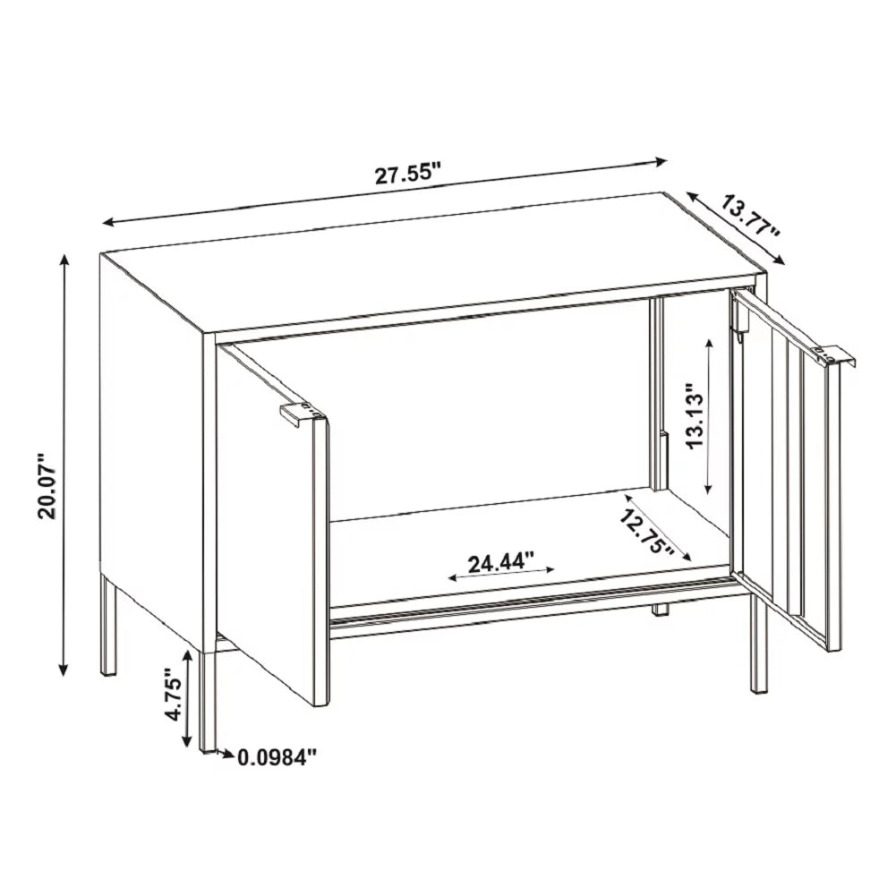 Black and Grey TV Stand Cabinet E91368