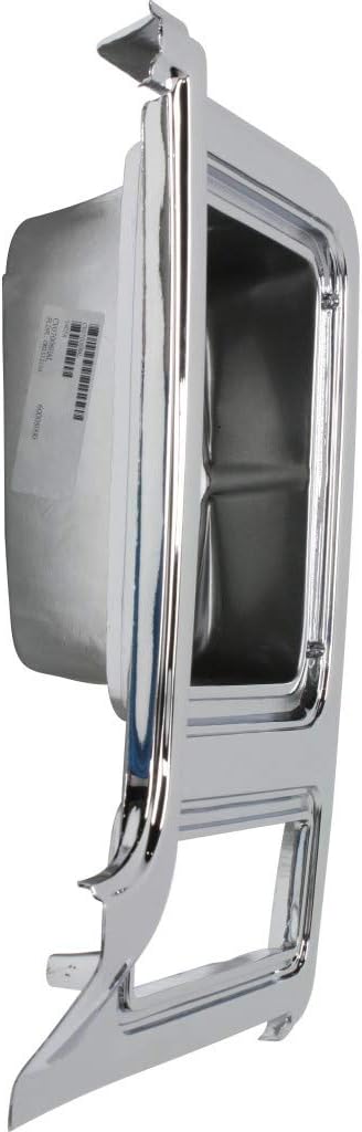 Chrome & Painted Dark Argent Headlight Door Pair for Chevy C10 C20 C30 1979 1980 J3267