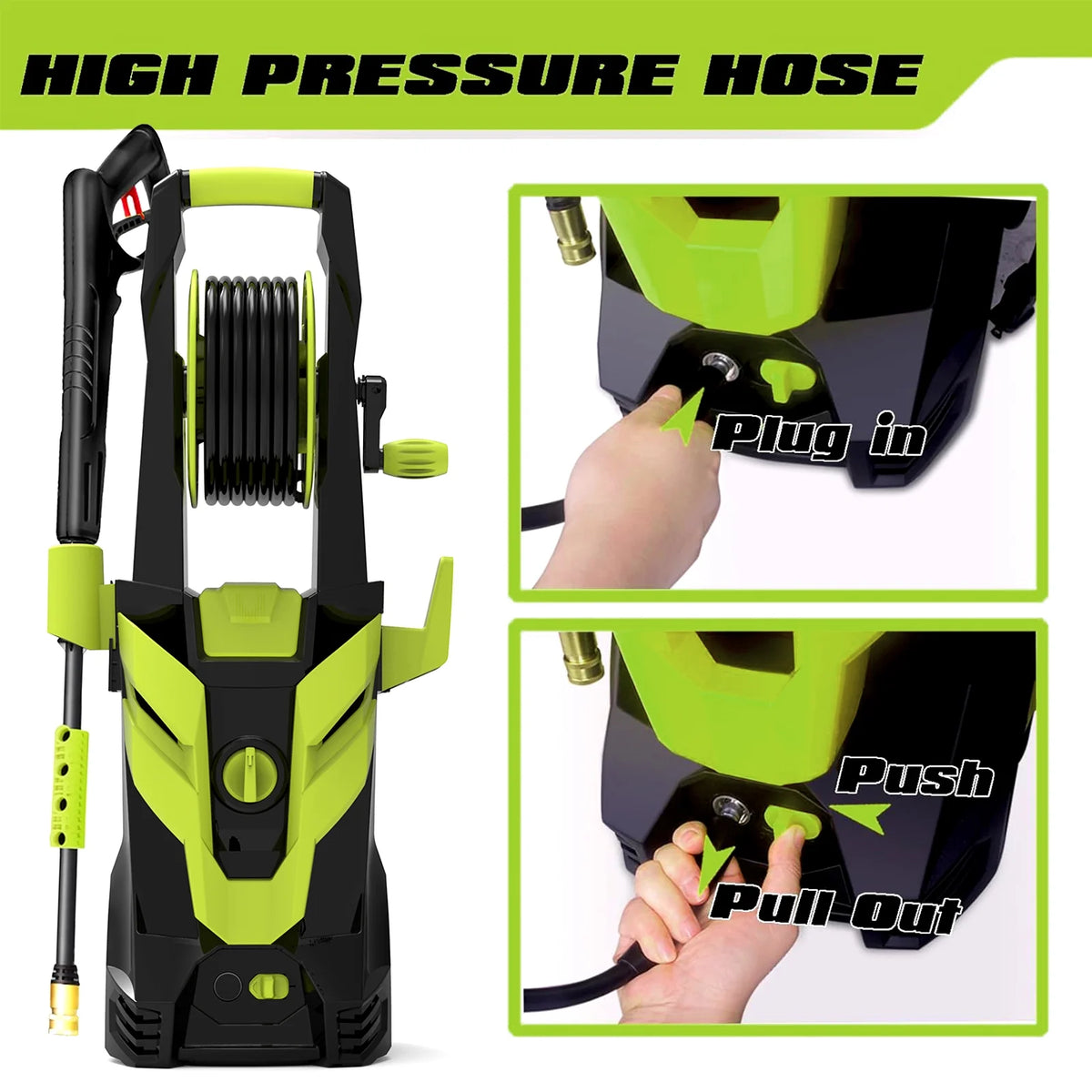 Electric Pressure Washer 3800 PSI 2.4 GPM Z879