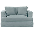 Blue Fabric Slipcover for Chair and A Half E967741