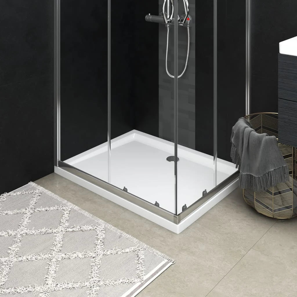 ABS Rectangular Shower Tray with Center Drain X188