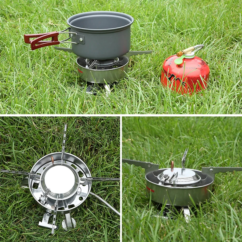 Portable Stainless Steel Camping Stove Cooker D14076