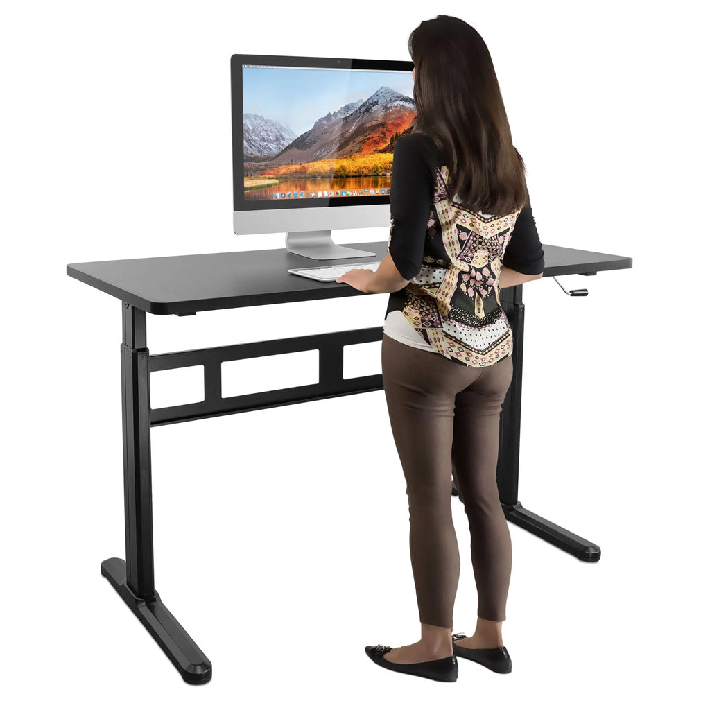 Hand Crank Sit-Stand Desk B8584