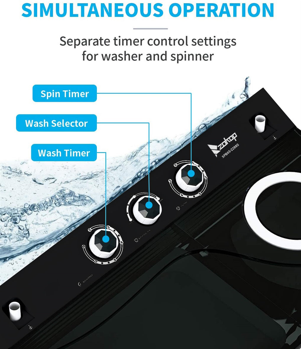26Lbs Semi-automatic Twin Tub Washing Machine C9318