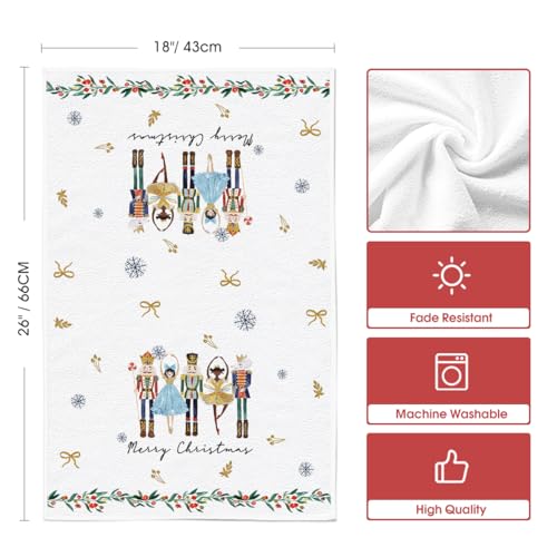 Christmas Kitchen Dish Towels Set of 6 X31562