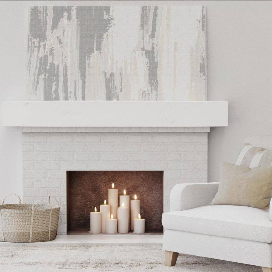 Knotty Pine Faux Wood Fireplace Mantel F4598