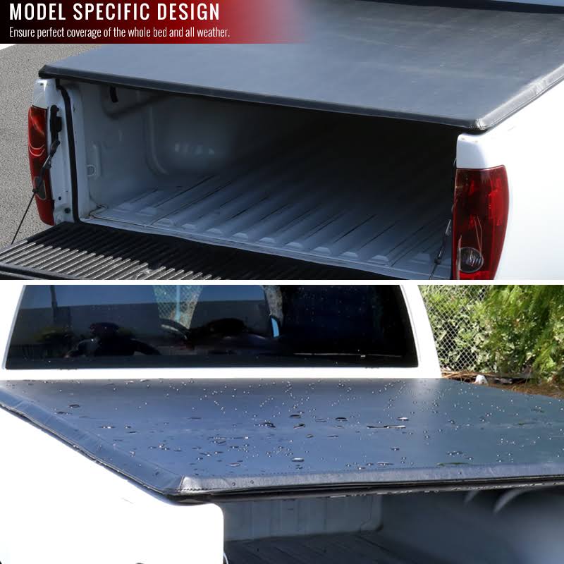Tri-Fold Tonneau Cover for Nissan Frontier King Cab G730