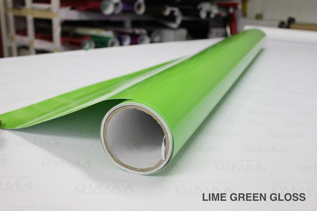 Lime Green Gloss Car Wrap Vinyl Roll with Air Release 3mil (6ft x 5ft) Pack of 2 S42784