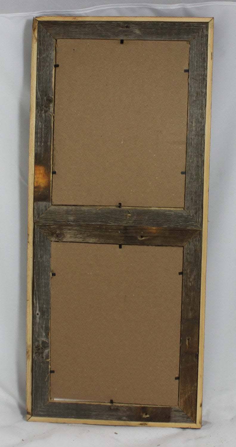 8x10 Rustic Reclaimed Wood Vertical Double Opening Frame S5678
