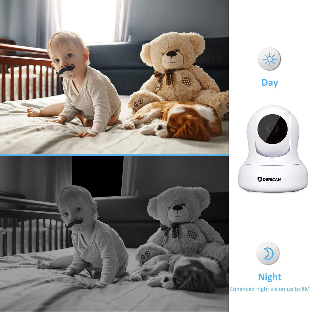 White 1080P Home Security Camera W594744